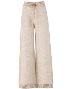 D.exterior Wide Trousers - Natural
