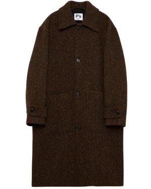 President's Single-Breasted Coats - Marrón