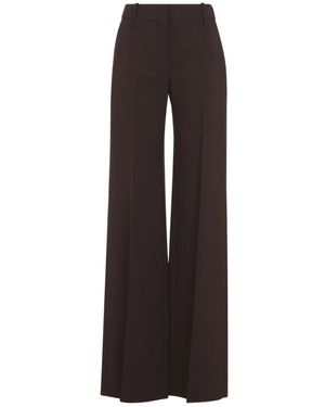 Ermanno Scervino Broeken ,Bruin ,Rayon Rechte Broek