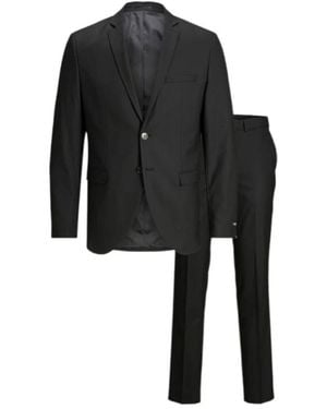 Jack & Jones Single Breasted Suits - Negro