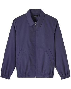 A.P.C. Light Jackets - Blue