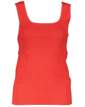 Tommy Hilfiger Sleeveless Tops - Red