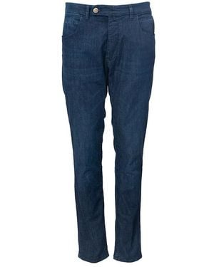 Incotex Slim-Fit Jeans - Blauw
