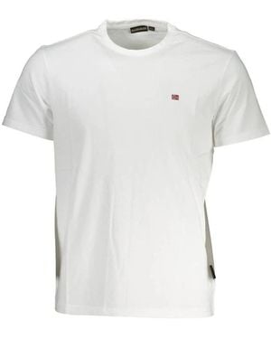 Napapijri Witte Crew Neck Tee
