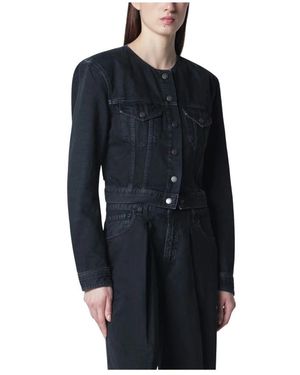 Haikure Denim Jackets - Negro