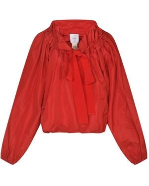 Patou Technical Fabric Crop Top - Rot