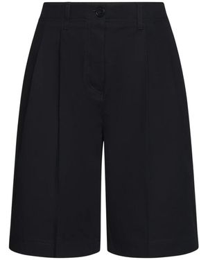 TOTEME Shorts Negros Para Mujeres, Mujer, Talla