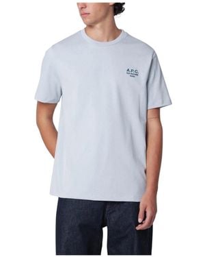 A.P.C. T-Shirts - Azul