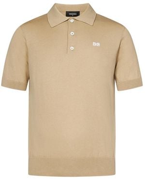 DSquared² Polo Shirts - Natural