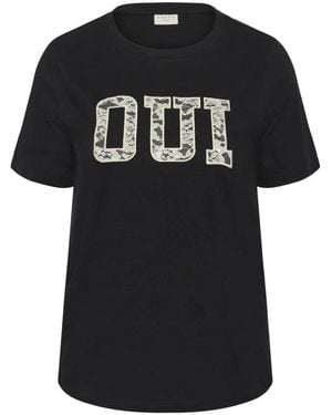 Kaffe T-Shirts - Black