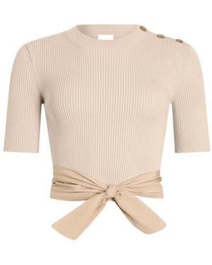 Patou Round-Neck Knitwear - Natural