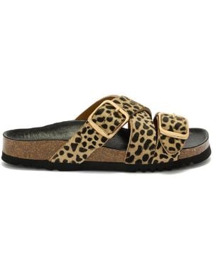 Scholl Sliders - Marrone