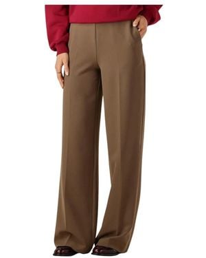 Modström Wide Trousers - Bruin