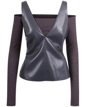 Nanushka Long Sleeve Tops - Blauw