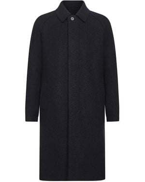 Harris Wharf London Single-Breasted Coats - Bleu