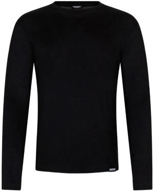 DSquared² Tops ,Zwart ,Longsleeve T-Shirt