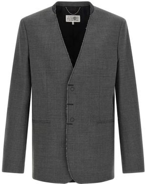 MM6 by Maison Margiela Blazers - Grey
