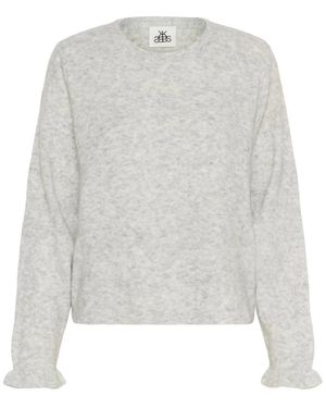 Karen By Simonsen Round-Neck Knitwear - Gris