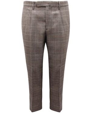 Santaniello Cropped Trousers - Grey