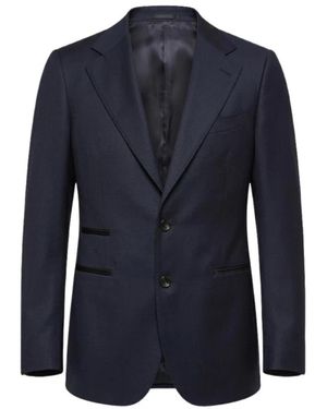 Franzese Collection Jassen ,Blauw ,Wol Beckham Blazer