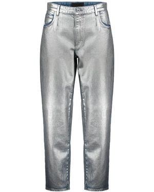Alberta Ferretti Cropped Jeans - Gris