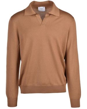 Gran Sasso Polo Shirts - Brown
