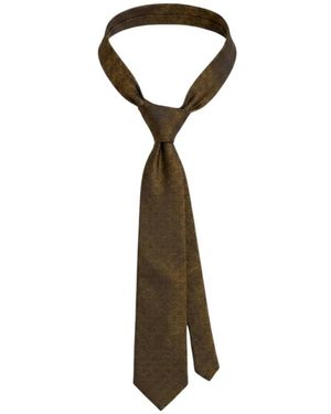 Givenchy Accessoires ,Bruin ,Zijden Das - Groen