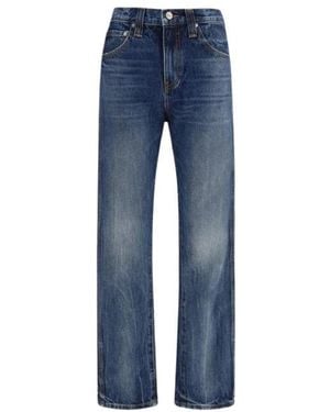 KHAITE Straight Fit Jeans - Blue