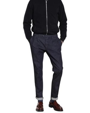 Mason's Stretch-Denim-Chinohose Regular Fit - Schwarz