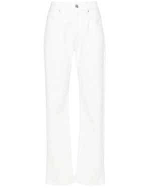 Brunello Cucinelli Straight Jeans - Bianco