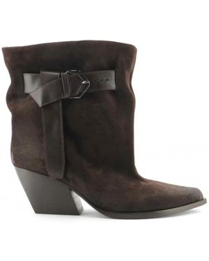 Elena Iachi Cowboy Boots - Black