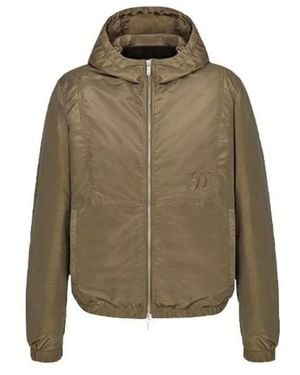 Dior Kenny scharf bestickte logo kapuzenjacke - Grün