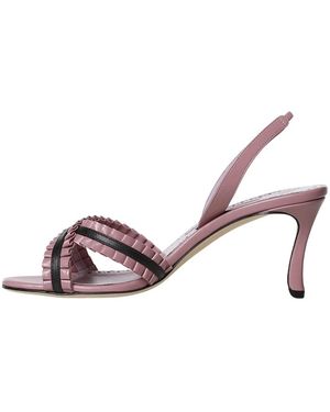 Manolo Blahnik High Heel Sandals - Rosa