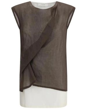 The Row Sleeveless Tops - Brown