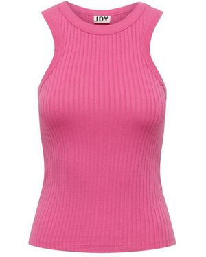 Jacqueline De Yong Sleeveless Tops - Pink