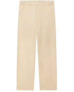 Drole de Monsieur Straight Trousers - Natural