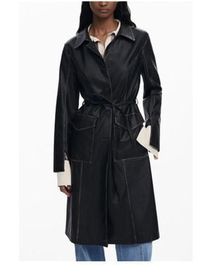 Desigual Belted Coats - Noir
