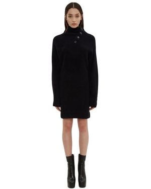 Atlein Knitted Dresses - Black