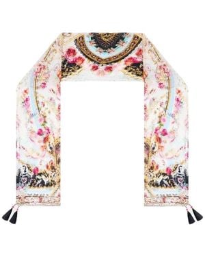 CAMILLA Silky Scarves - Wit