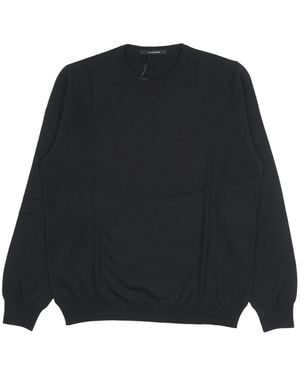 Tagliatore Round-Neck Knitwear - Black