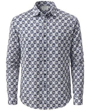 Mazzarelli Casual Shirts - Blue