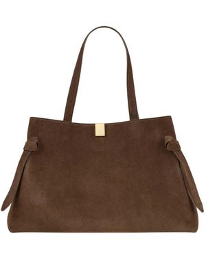 Yuzefi Shopping Bags - Brown