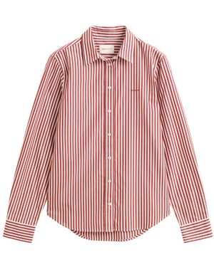 GANT Overhemden ,Rood ,Katoen Klassiek Poplin Overhemd - Roze