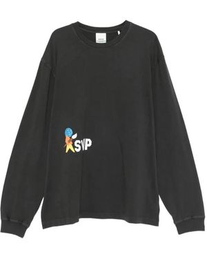 Agolde Long Sleeve Mock Neck - Schwarz