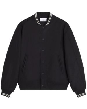 Maison Kitsuné Blouson Varsity - Schwarz