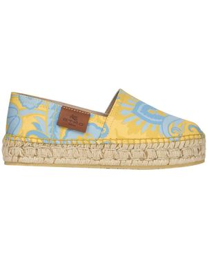Etro Schoenen ,Veelkleurig ,Platte Schoenen Voor Vrouwen - Blauw