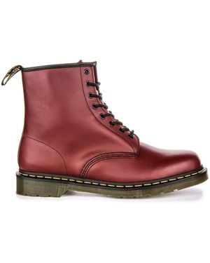 Dr. Martens Lace-Up Boots - Red
