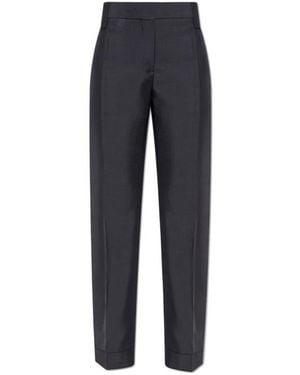 Versace Straight Trousers - Azul