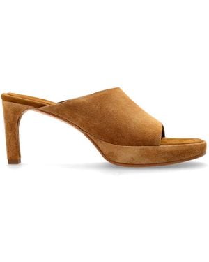 Balenciaga Schoenen ,Bruin ,Leer Fargo Mule M80