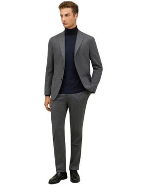 Boglioli Single Breasted Suits - Noir